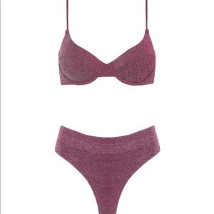 Triangl Bikini Macia Grape Sparkle Small highwaist